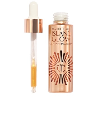 Charlotte Tilbury Beautiful Skin Island Glow Easy Tanning Drops in Tan & Deep - Beauty: NA. Size all.