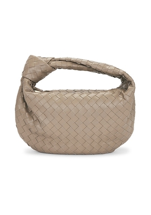 Bottega Veneta Small Jodie Bag in Limestone & Gold - Taupe. Size all.