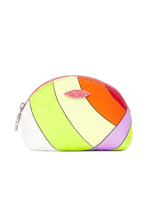 Emilio Pucci Small Beauty Case in Multicolor - Lemon,Red. Size all.