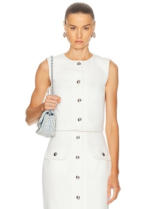 Adam Lippes Remo Top in White - White. Size 0 (also in 2, 6).