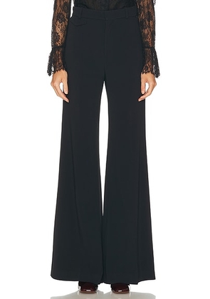 Chloe Wide Leg Trouser in Black - Black. Size 34 (also in 38, 40).