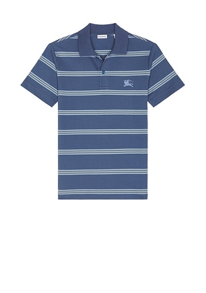 Burberry Stripe Slim Fit Polo in Pilot Pattern - Blue. Size M (also in S).