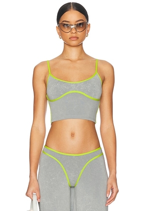 Diesel Cropped Tank Top in Light Blue - Blue. Size XS (also in S).