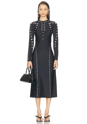 Coperni Snap Dress in Black - Black. Size M (also in L).