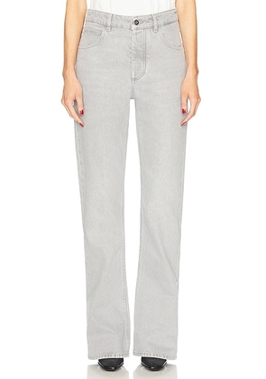Bottega Veneta Flare Leg Jeans in Light Grey - Grey. Size 36 (also in 38, 40).
