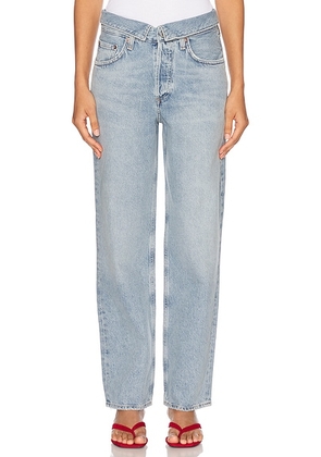 AGOLDE Echo Taper Jeans in Syllable - Blue. Size 25 (also in 26, 27, 28, 29, 30, 34).