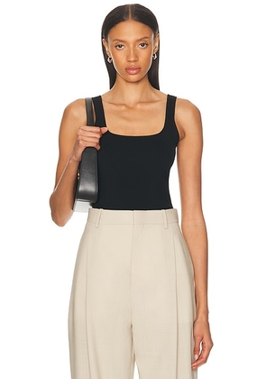 EAVES Anaika Knit Tank in Black - Black. Size L (also in M, S, XL, XS).