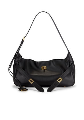 Balenciaga Bel Air Small Shoulder Bag in Black - Black. Size all.
