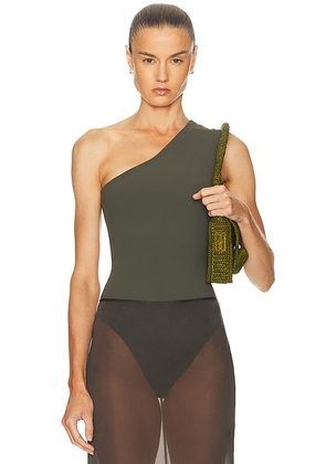 EAVES Jino Bodysuit in Army Green - Army. Size L (also in M, S, XL, XS, XXS).