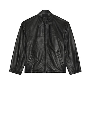Balenciaga Zip Up Jacket in Black - Black. Size S (also in L, M).