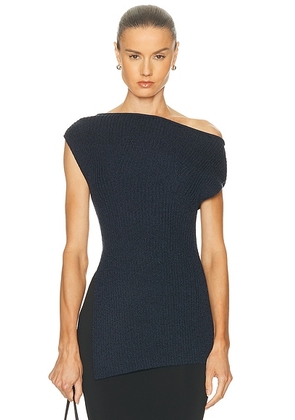 A.L.C. Millie Top in Navy - Navy. Size L (also in S, XS).