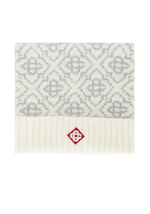 Casablanca Mohair Hat in White - White. Size all.