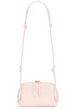 Bottega Veneta Concert Pouch in Seashell & Gold - Blush. Size all.
