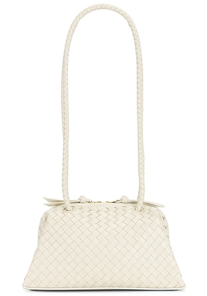 Bottega Veneta Tokyo Pouch in Sea Salt & Gold - White. Size all.