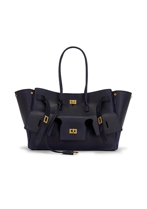 Balenciaga Bel Air Medium Carry All Bag in Marine Blue - Navy. Size all.