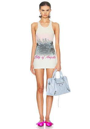 Balenciaga City Of Angels Tank Top in Dirty White - Cream. Size XS (also in ).
