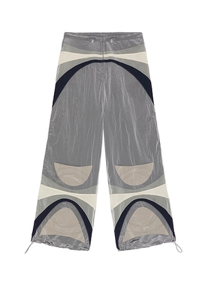 ERL Nylon Rave Pants Woven in Grey - Grey. Size L (also in ).