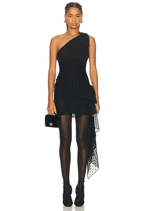 Alessandra Rich Mini Dress in Black - Black. Size 38 (also in 40, 42).