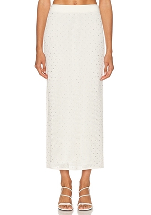 A.L.C. Rina Skirt in Off White - White. Size L (also in M, S, XL, XS).