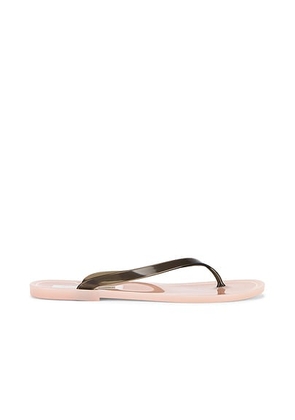 Christopher Esber Jo Flip Flop in Rose Quartz & Black - Pink. Size 39 (also in 36, 37, 38, 41).