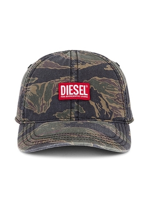 Diesel C-Vado Cap in Olive & Green - Olive. Size 1 (also in ).