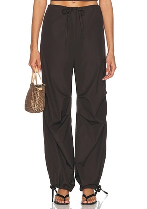 ALFIE Grace Pant in Chocolate - Chocolate. Size L (also in ).