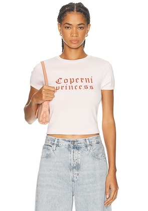 Coperni X Disney Princess Slim-Fit T-Shirt in Pink & Red Print - Pink. Size S (also in L, M).