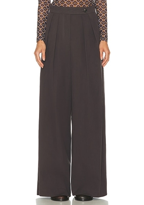 Dries Van Noten Pamplona Pants in Dark Brown - Brown. Size 36 (also in 34, 38, 40, 42).