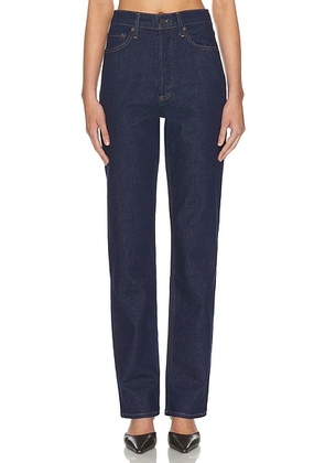 AGOLDE 90s Pinch Waist Long Jeans in Reissue - Blue. Size 23 (also in 24, 25, 32, 33, 34).