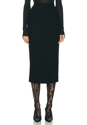 Dolce & Gabbana Pencil Skirt in Black - Black. Size 40 (also in 38).