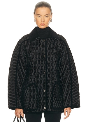 Burberry Floriston Jacket in Black - Black. Size M (also in L, XS).
