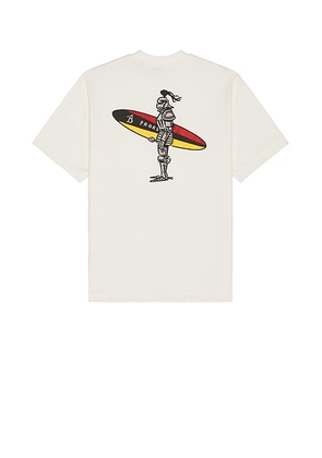 Burberry Surf Knight Printed T-Shirt in Chalk - White. Size M (also in L, S).