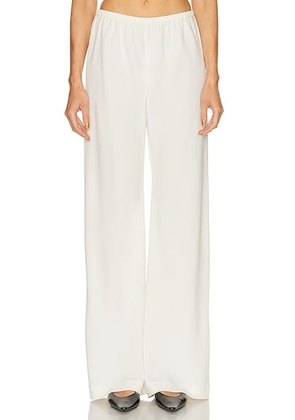 EAVES Loretta Bias Pant in White - White. Size S (also in XL).