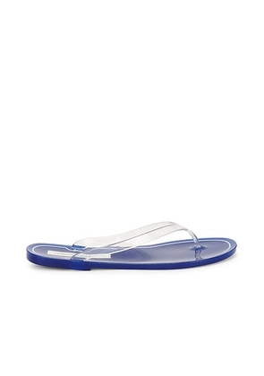 Christopher Esber Jo Flip Flop in Deep & Clear - Blue. Size 37 (also in 36, 38, 39, 40, 41).