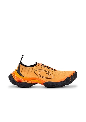 Balenciaga Anatomic Runner Sneaker in Orange  Grey  & Black - Orange. Size 44 (also in 41, 43).