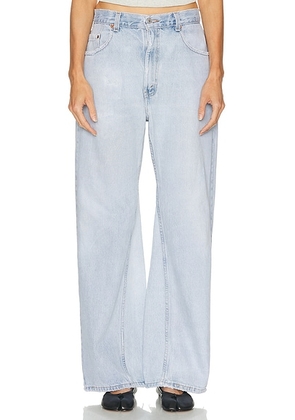 Aligrace Vintage Wide Leg Jeans in Light Medium - Blue. Size 25 (also in 23, 24, 26, 27, 28, 29, 30, 31, 33, 34).