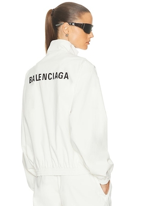 Balenciaga Tracksuit Jacket in White - Ivory. Size L (also in ).