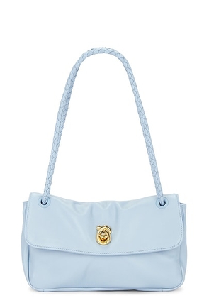 Bottega Veneta Soft Crossbody Bag in Ice & Muse Brass - Baby Blue. Size all.