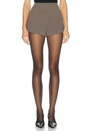 EAVES Naftali Mini Short in Dark Grey - Grey. Size L (also in M, S, XL, XS, XXS).