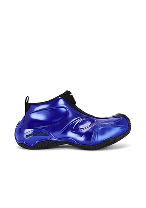 Balenciaga Basketball Sneaker in Blue Metallic - Blue. Size 42 (also in 41, 43, 44).