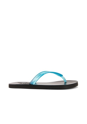Ancient Greek Sandals Saionara Jelly Sandal in Clear Blue - Blue. Size 37 (also in 36, 38, 39, 40, 41).