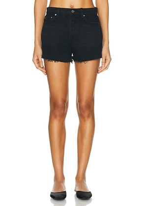 GRLFRND Cindy High Rise Cut Off in Moonrise - Black. Size 26 (also in 24, 25, 29, 30, 31, 32).
