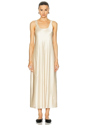 SIMKHAI Rania Maxi Slip Dress in Champagne - Metallic Neutral. Size 0 (also in ).