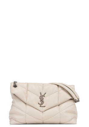 saint laurent Saint Laurent Medium Monogramme Puffer Loulou Shoulder Bag in Crema Soft - Neutral. Size all.
