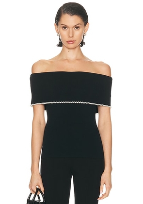 By Malene Birger Hetha Top in Black - Black. Size L (also in M, S, XS).
