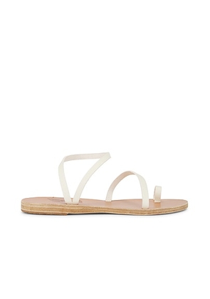 Ancient Greek Sandals Apli Eleftheria Sandal in Off White - White. Size 36 (also in 37, 38, 39, 40, 41).