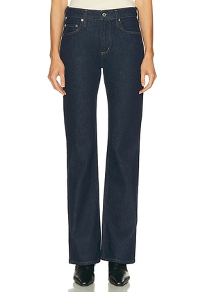 Citizens of Humanity Genova Low Rise Boot Jeans in Helia - Blue. Size 23 (also in 24, 32, 33).