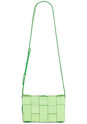 bottega veneta Bottega Veneta Cassette Crossbody Bag in Pistachio  Parakeet  & Silver - Mint. Size all.