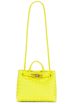 Bottega Veneta Small Andiamo Bag in Sulfur & Muse Brass - Yellow. Size all.