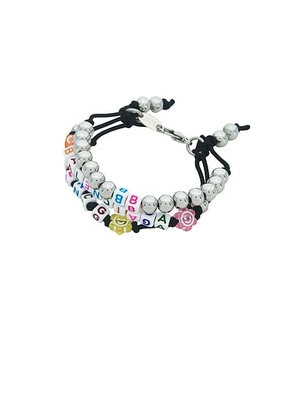 Balenciaga Keyring Bracelet in Multicolor - White. Size all.